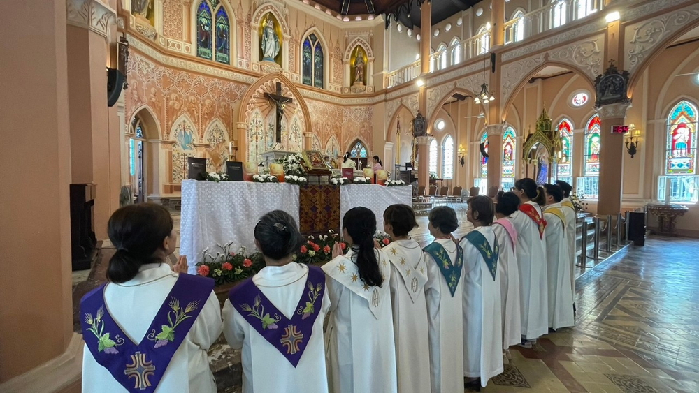 บรรยากาศ "วันอาทิตย์พระวาจาของพระเจ้า" ณ อาสนวิหารพระนางมารีปฏิสนธินิรมล จันทบุรี 21 มกราคม 2024