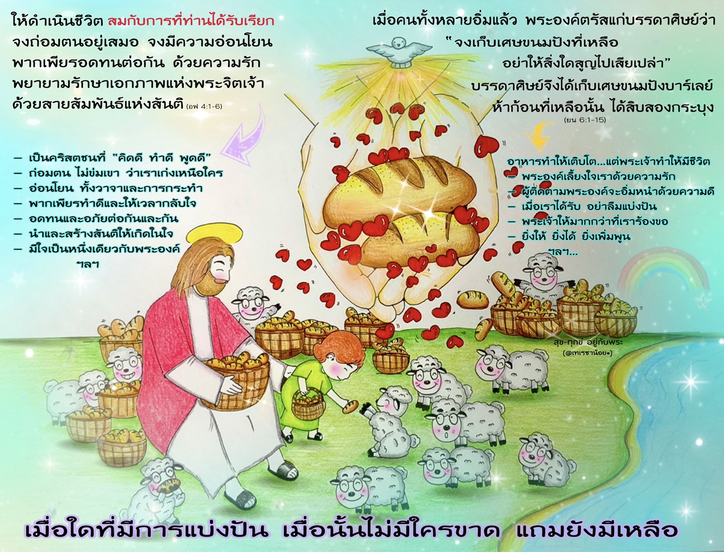 "ให้ดำเนินชีวิตสมกับการที่ท่านได้รับเรียก..." (อฟ. 4:1-6)