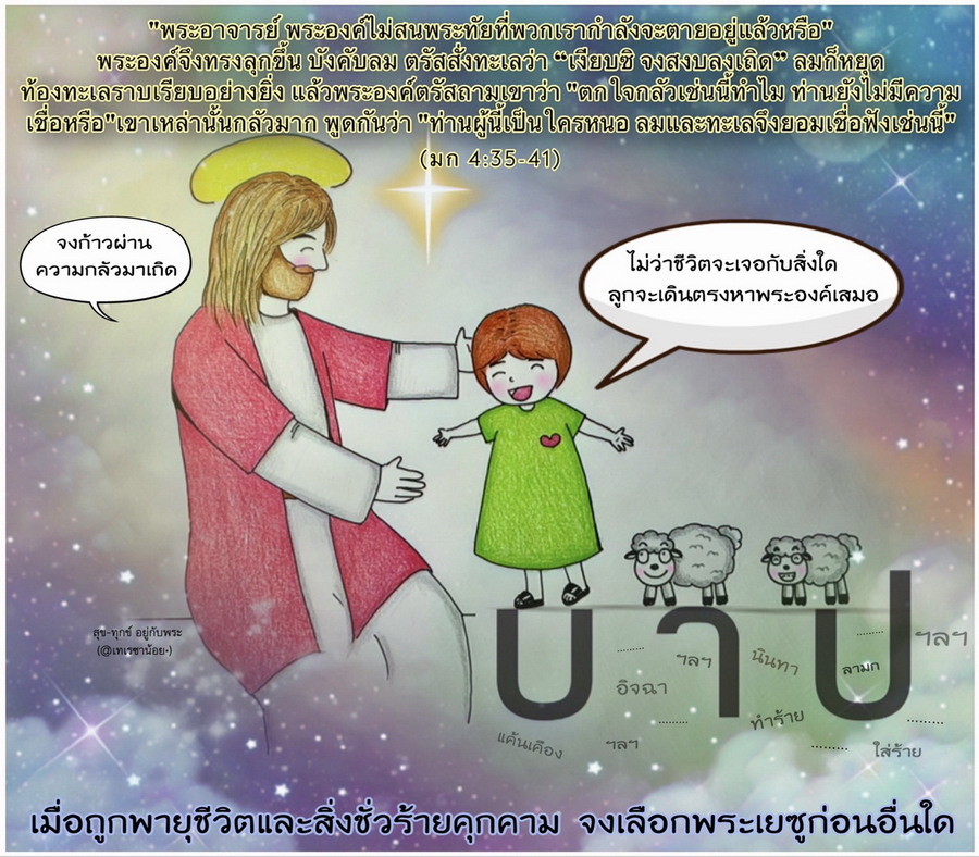 "ตกใจกลัวเช่นนี้ทำไม ท่านยังไม่มีความเชื่อหรือ" (มก. 4:35-41)