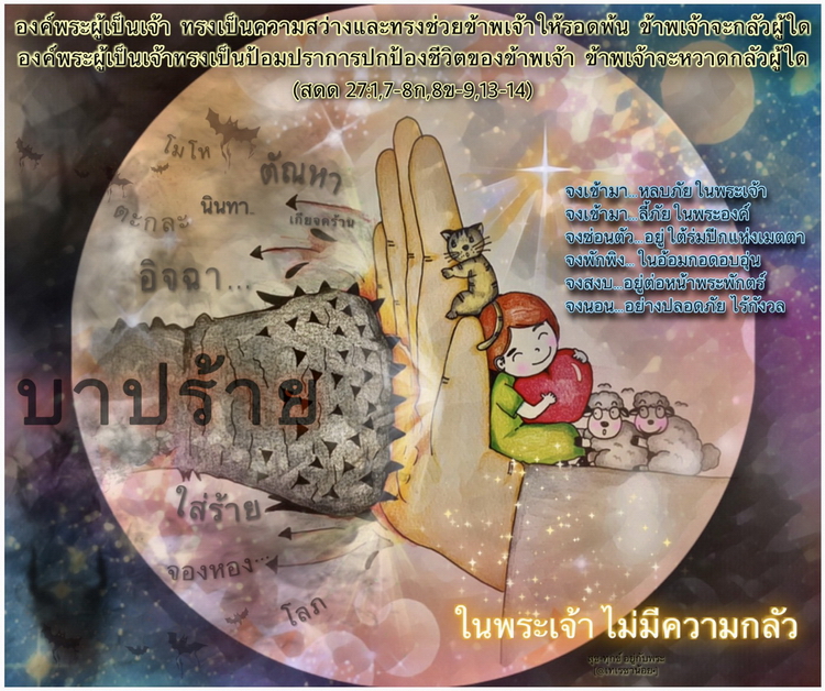 "องค์พระผู้เป็นเจ้าทรงเป็นป้อมปราการปกป้องชีวิตของข้าพเจ้า ข้าพเจ้าจะหวดกลัวสิ่งใด" (สดด. 27:1,7-8ก,8ข-9,13-14)